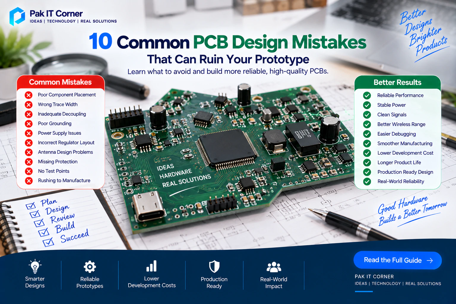 Common PCB design mistakes that can cause prototype failures