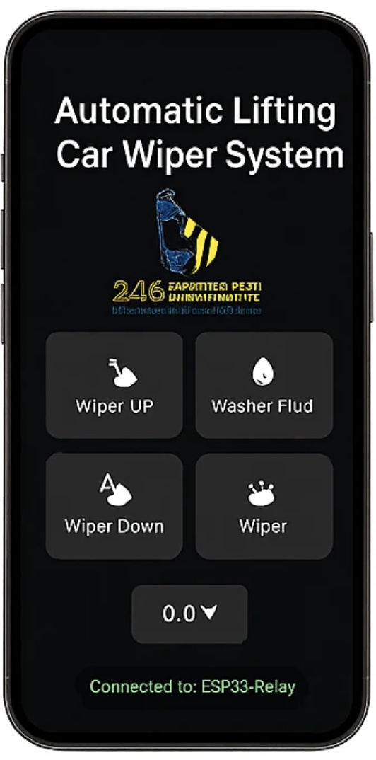 WiperLift app controls
